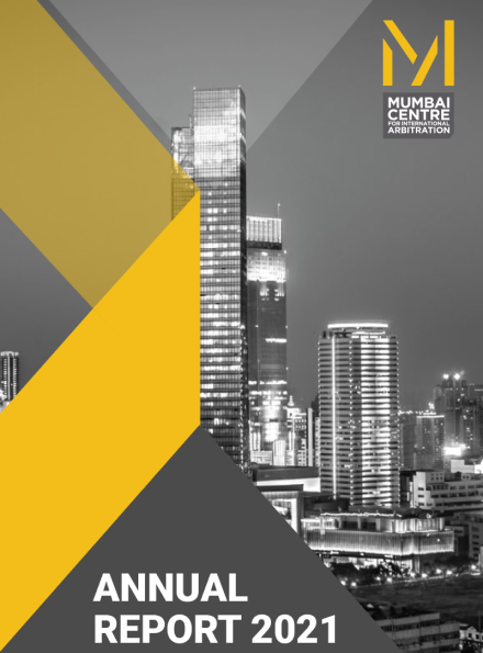 Image of a cityscape with the text 'Annual Report 2022'