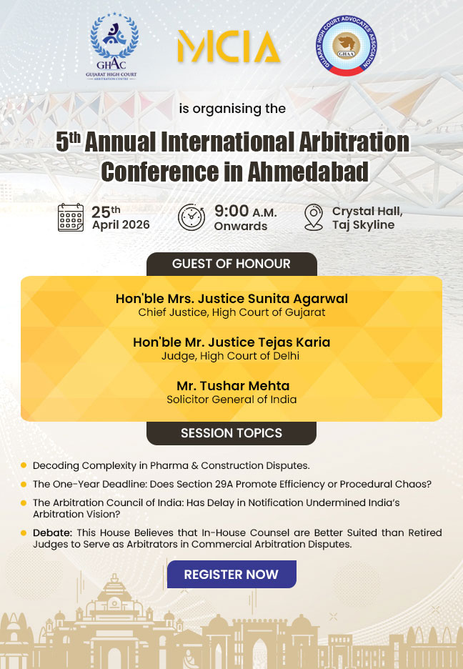 MCIA'S 5TH Annual International Arbitration Conference