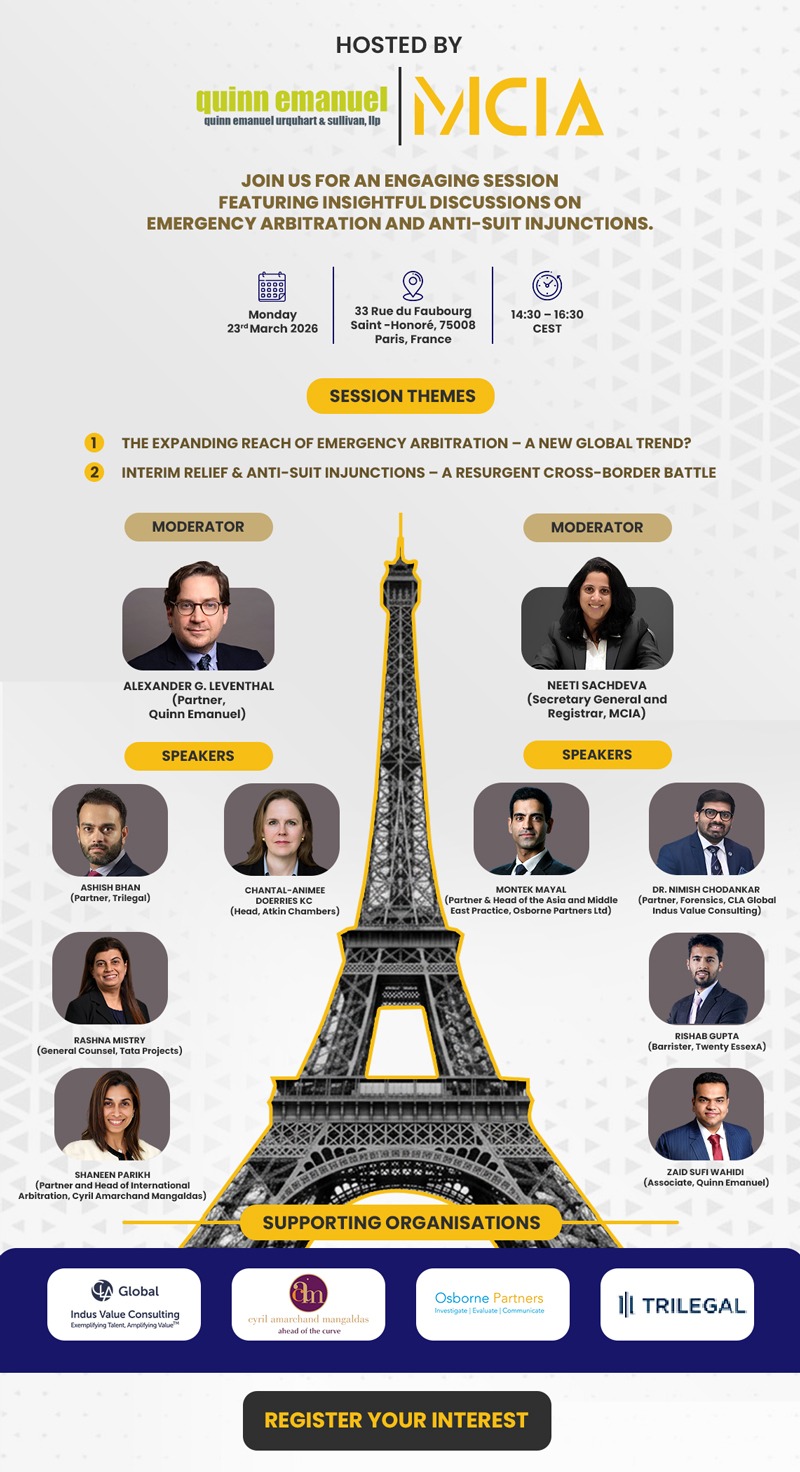 MCIA at Paris Arbitration Week 2026
